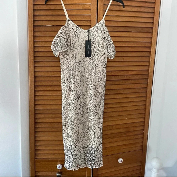 Romeo & Juliet Couture Dresses & Skirts - Romeo + Juliet Couture Black and White Floral Laced Dress Sz XS NWT